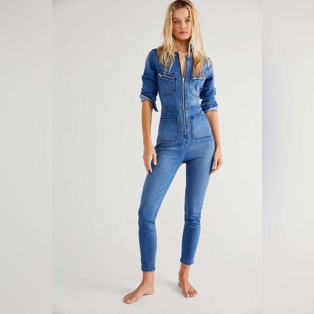 free people Lennox jumpsuit NWOT small